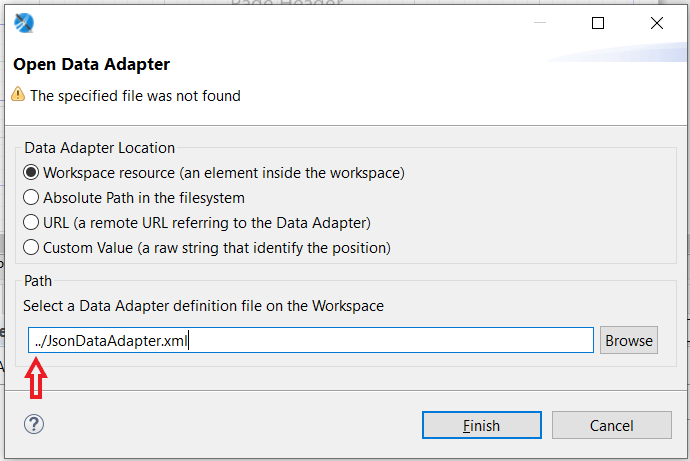 Adjusting Data Source Path in Jasper Report Template