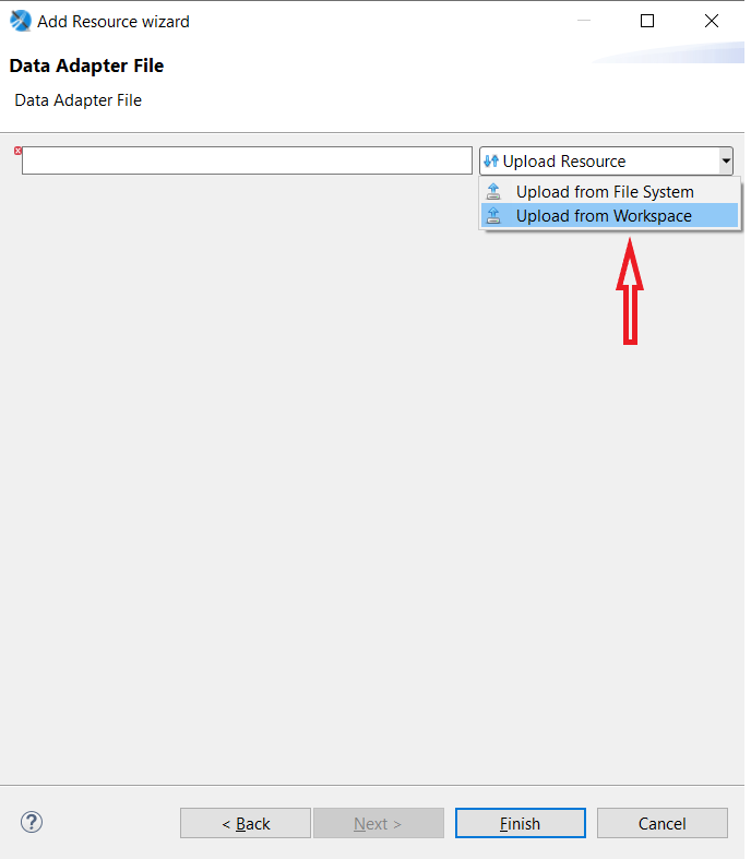 Configuring to Export Data Adapter to JasperReport Server part3