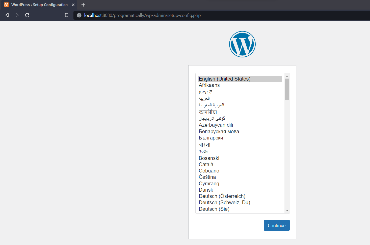 WordPress Setup on Local Host Using Docker