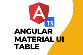 How to Add Angular Material UI Table