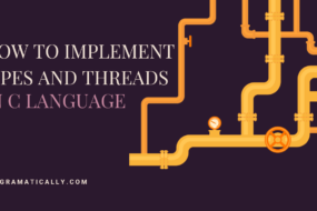 Pipes and Thread in C Language